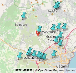 Mappa Via Reitano, 95030 San Pietro Clarenza CT, Italia (5.26167)