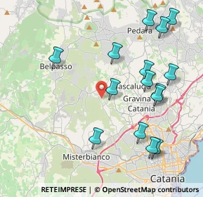 Mappa Via Reitano, 95030 San Pietro Clarenza CT, Italia (5.09267)