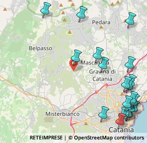 Mappa Via Reitano, 95030 San Pietro Clarenza CT, Italia (6.8455)