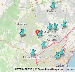 Mappa Via Reitano, 95030 San Pietro Clarenza CT, Italia (4.64364)