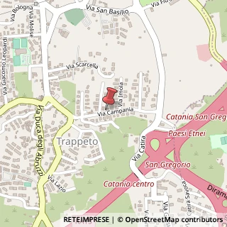 Mappa Via campania 97, 95037 San Giovanni la Punta, Catania (Sicilia)
