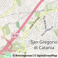 Kaart San Gregorio di Catania