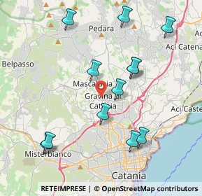 Mappa Cortile Santa Rita, 95030 Gravina di Catania CT, Italia (4.6925)