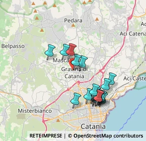 Mappa Cortile Santa Rita, 95030 Gravina di Catania CT, Italia (3.97)