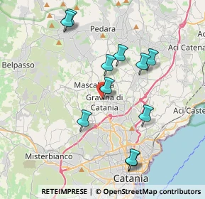 Mappa Cortile Santa Rita, 95030 Gravina di Catania CT, Italia (4.27273)