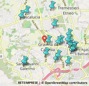 Mappa Cortile Santa Rita, 95030 Gravina di Catania CT, Italia (1.198)