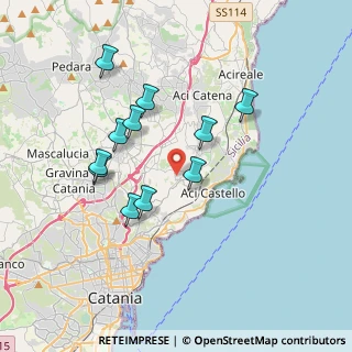 Mappa Via Grasso Giovanni, 95021 Aci Castello CT, Italia (3.74182)