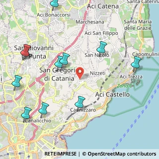 Mappa Via Grasso Giovanni, 95021 Aci Castello CT, Italia (3.02)