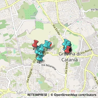 Mappa Via S. Elia, 95030 Gravina di Catania CT, Italia (0.36207)
