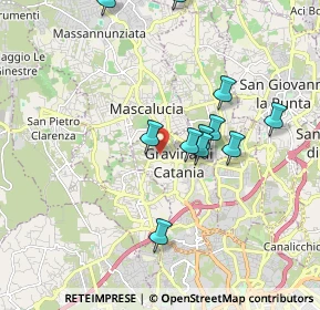 Mappa Via S. Elia, 95030 Gravina di Catania CT, Italia (2.01182)