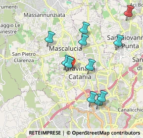 Mappa Via S. Elia, 95030 Gravina di Catania CT, Italia (2.09364)