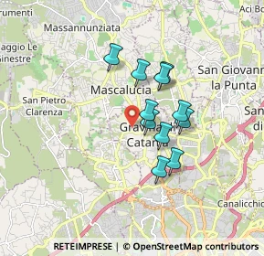 Mappa Via S. Elia, 95030 Gravina di Catania CT, Italia (1.41455)