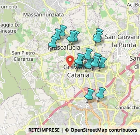 Mappa Via S. Elia, 95030 Gravina di Catania CT, Italia (1.51059)