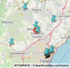 Mappa Via S. Elia, 95030 Gravina di Catania CT, Italia (5.88647)
