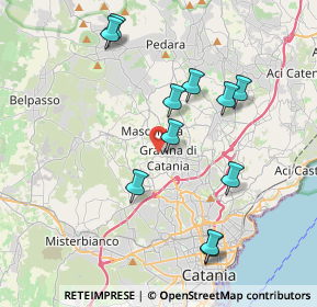 Mappa Via S. Elia, 95030 Gravina di Catania CT, Italia (4.38364)