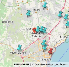 Mappa Via S. Elia, 95030 Gravina di Catania CT, Italia (5.07333)