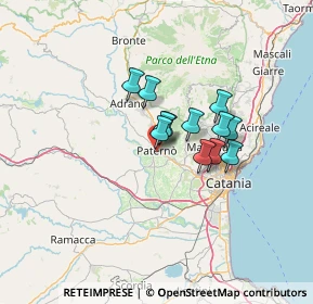 Mappa Vico Abate, 95047 Paternò CT, Italia (9.62583)