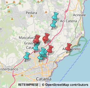 Mappa Via Soldato Mannino, 95037 San Giovanni La Punta CT, Italia (2.9975)