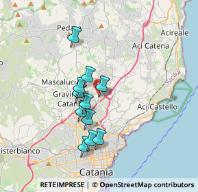 Mappa Via Soldato Mannino, 95037 San Giovanni La Punta CT, Italia (3.16455)