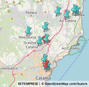 Mappa Via Soldato Mannino, 95037 San Giovanni La Punta CT, Italia (4.55182)