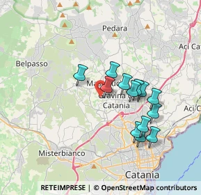 Mappa Via Comunità Europea, 95030 Mascalucia CT, Italia (3.50615)