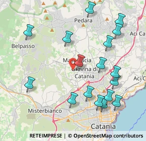 Mappa Via Comunità Europea, 95030 Mascalucia CT, Italia (5.14941)