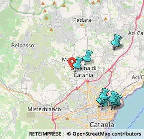 Mappa Via Comunità Europea, 95030 Mascalucia CT, Italia (5.28364)