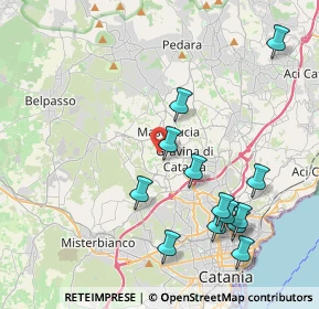 Mappa Via Comunità Europea, 95030 Mascalucia CT, Italia (4.95538)