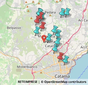 Mappa Via Comunità Europea, 95030 Mascalucia CT, Italia (3.82688)