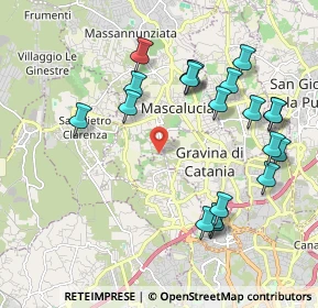 Mappa Via Comunità Europea, 95030 Mascalucia CT, Italia (2.4275)
