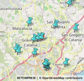 Mappa Via Mario Rapisardi, 95030 Tremestieri Etneo CT, Italia (2.63875)