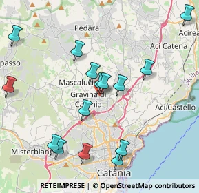 Mappa Via Leonardo Da Vinci, 95030 Tremestieri Etneo CT, Italia (4.86333)