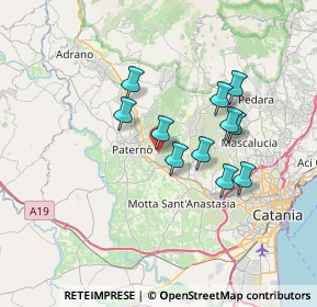 Mappa Contrada Acquarossa, 95032 Belpasso CT, Italia (6.40909)