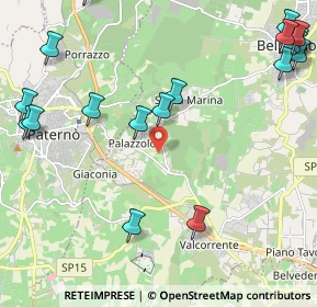 Mappa Contrada Acquarossa, 95032 Belpasso CT, Italia (3.4545)