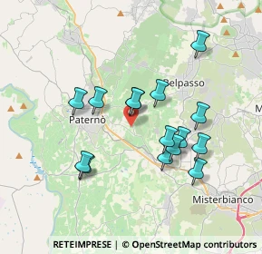 Mappa Contrada Acquarossa, 95032 Belpasso CT, Italia (3.646)
