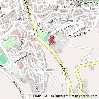 Mappa Via Pergusa, 205, 94100 Enna, Enna (Sicilia)