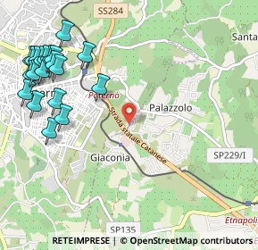 Mappa Contrada Palazzolo, 95032 Belpasso CT, Italia (1.5915)