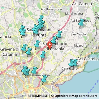 Mappa Via Scala, 95027 San Gregorio di Catania CT, Italia (2.4845)