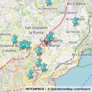 Mappa Via Scala, 95027 San Gregorio di Catania CT, Italia (2.50417)