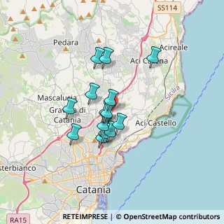 Mappa Via Scala, 95027 San Gregorio di Catania CT, Italia (2.85286)