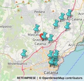 Mappa Via Roma, 95030 Gravina di Catania CT, Italia (4.475)