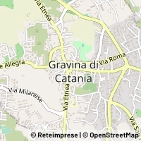 Map Gravina di Catania