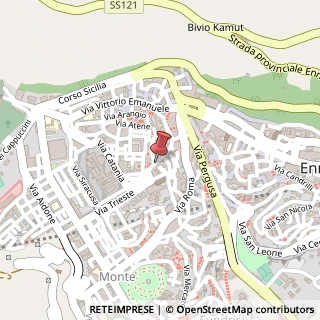 Mappa Via Donna Nuova, 11, 94100 Enna, Enna (Sicilia)