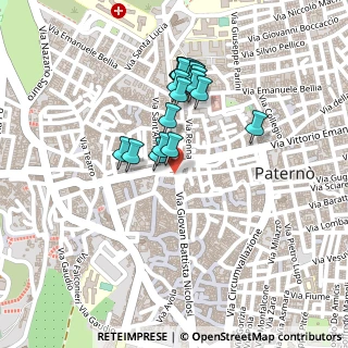 Mappa Via Sozzi, 95047 Paternò CT, Italia (0.2235)