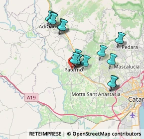Mappa Via Sozzi, 95047 Paternò CT, Italia (7.602)