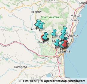 Mappa Piazza Regina Margherita, 95047 Paternò CT, Italia (11.075)