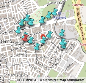 Mappa Via Vulcano, 95047 Paternò CT, Italia (0.2445)