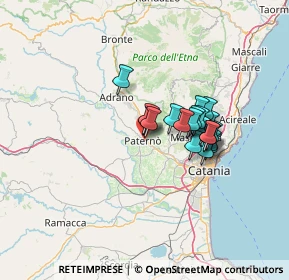 Mappa Via Vulcano, 95047 Paternò CT, Italia (10.9105)