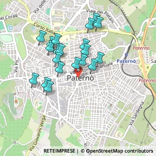 Mappa Via Strano, 95047 Paternò CT, Italia (0.487)
