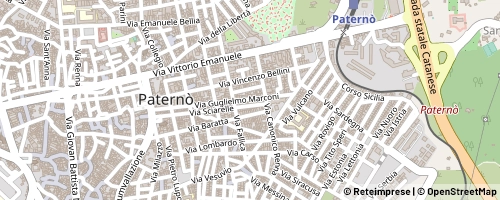 Mappa Paternò